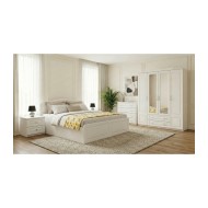 Dormitor Sara cu pat 160x200 cm cu somiera rabatabila